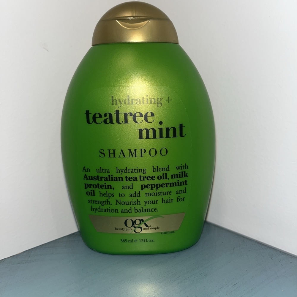 OGX Hydrating + Teatree Mint Shampoo 13 fl. oz. NEW